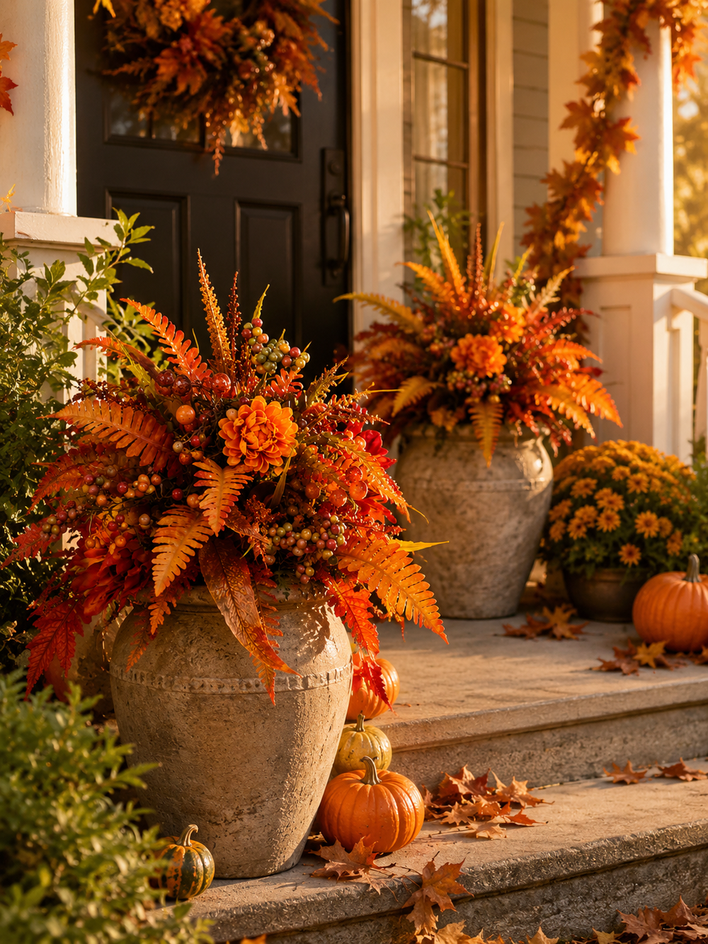๐ฅHot Sale 50% Off ๐ Autumn Harvest Floral Garden Stake Arrangement
